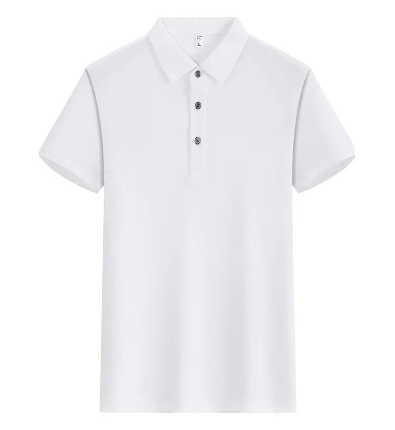 Polo collar cotton work shirt short sleeve available in multiple colours including black and navy blue, sizes S to 5XL