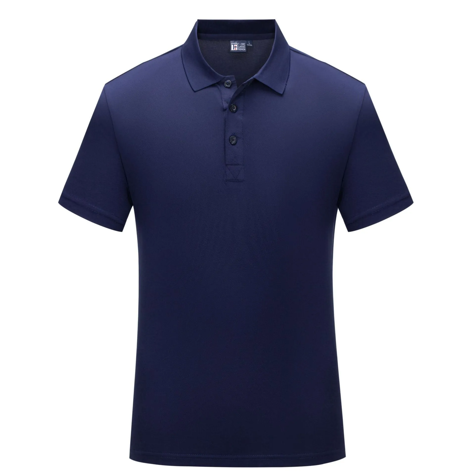 Men's slim fit short sleeve summer t-shirt in solid colour, Ice Silk and polyester blend