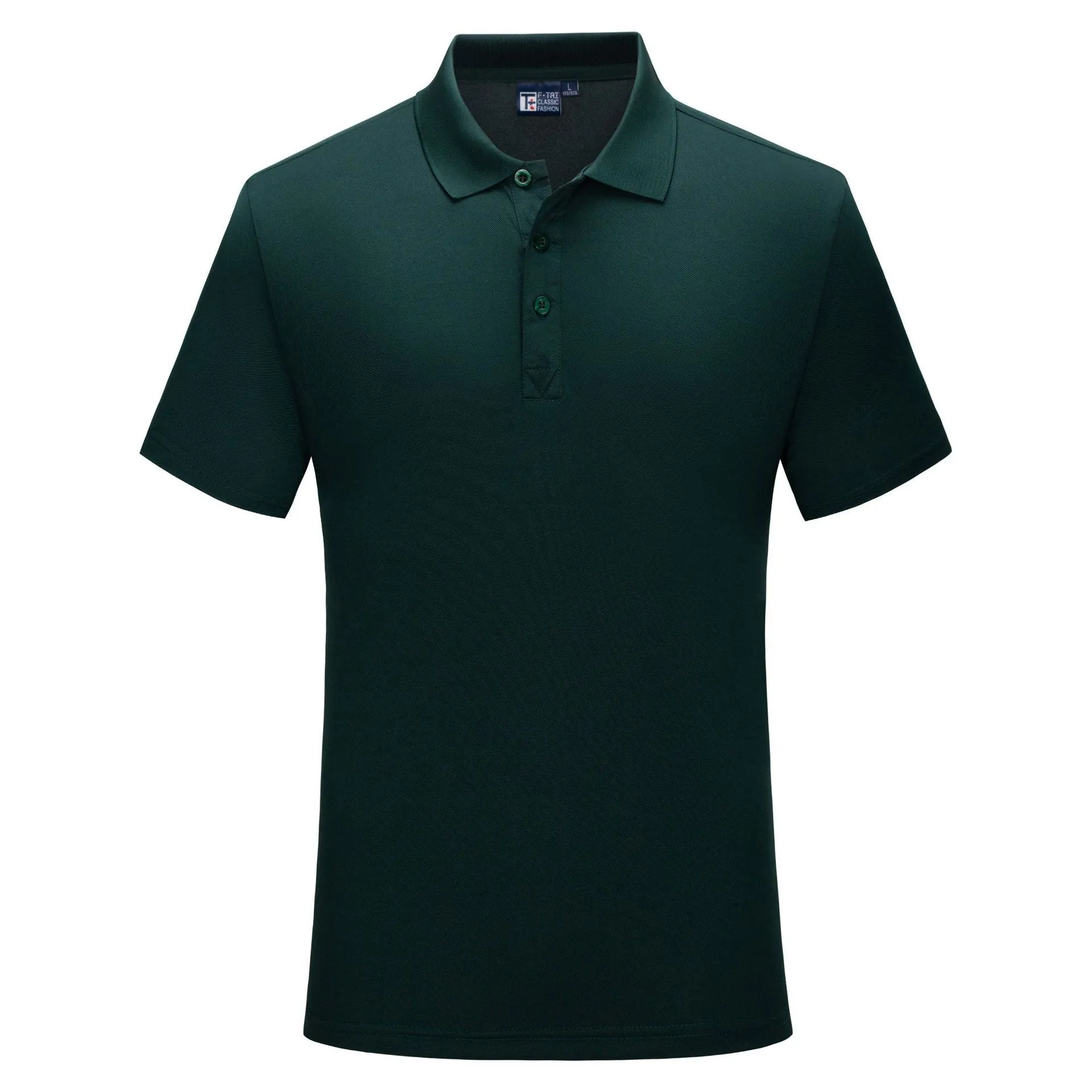 Men's slim fit short sleeve summer t-shirt in solid colour, Ice Silk and polyester blend