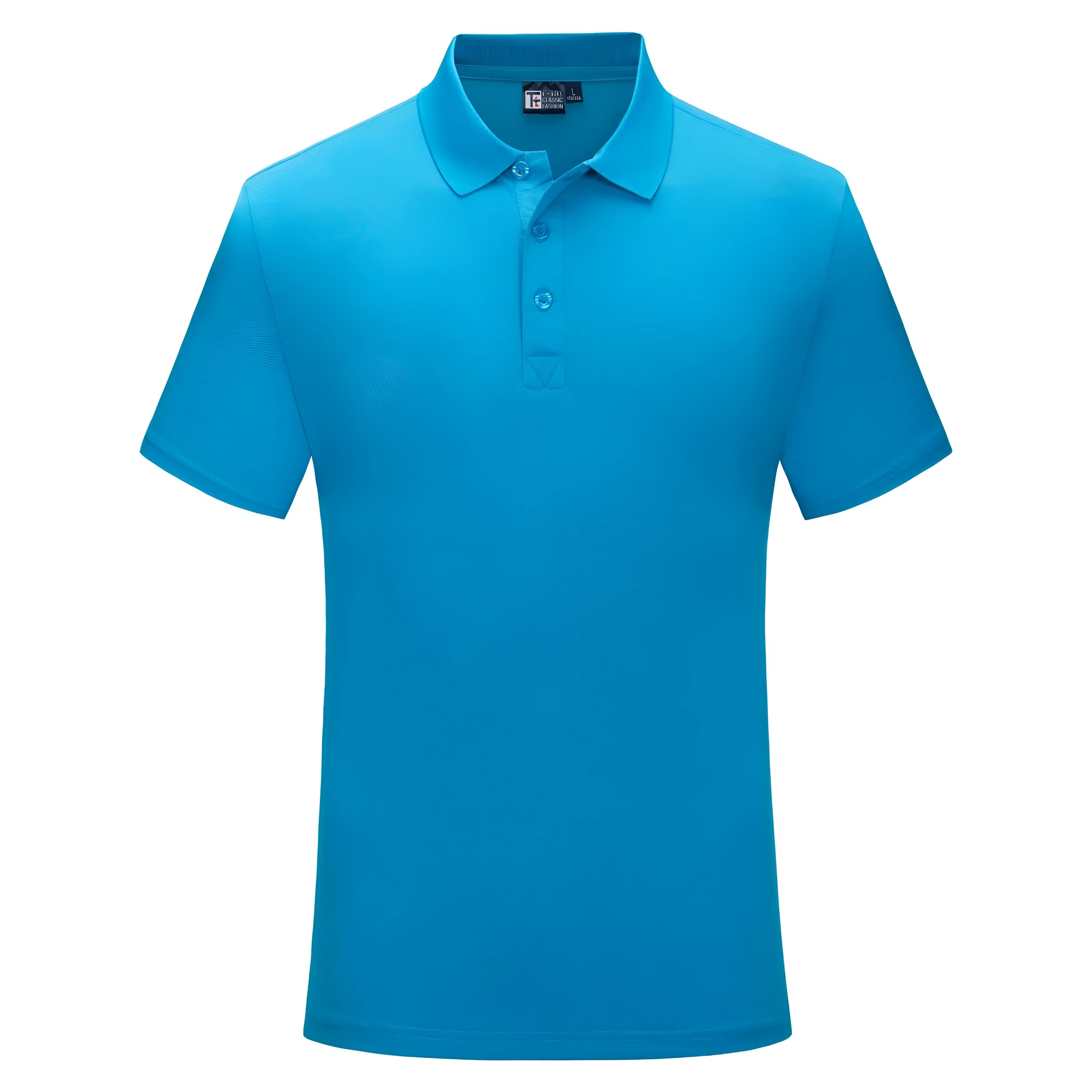Men's slim fit short sleeve summer t-shirt in solid colour, Ice Silk and polyester blend