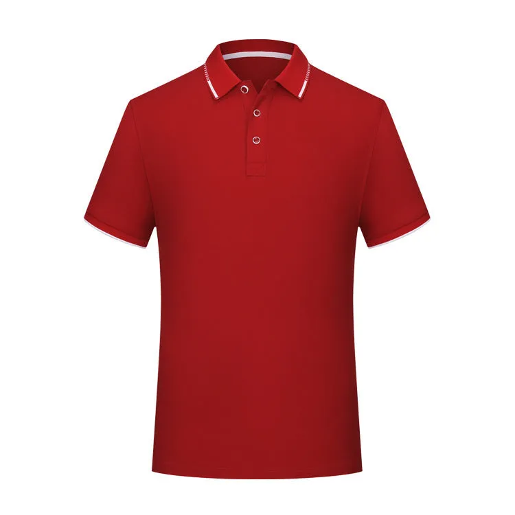 Cotton short-sleeved t-shirt in loose fit summer style, available in multiple colours on white background