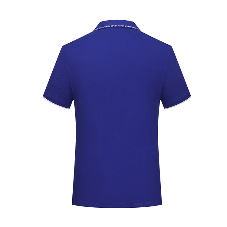 Cotton short-sleeved t-shirt in loose fit summer style, available in multiple colours on white background