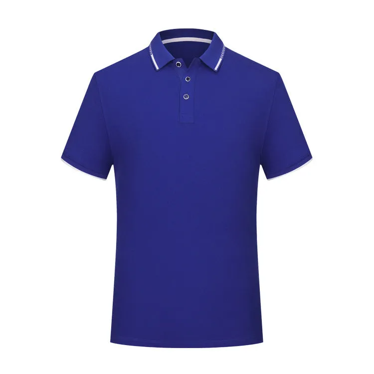 Cotton short-sleeved t-shirt in loose fit summer style, available in multiple colours on white background