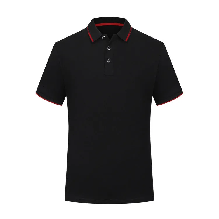 Cotton short-sleeved t-shirt in loose fit summer style, available in multiple colours on white background