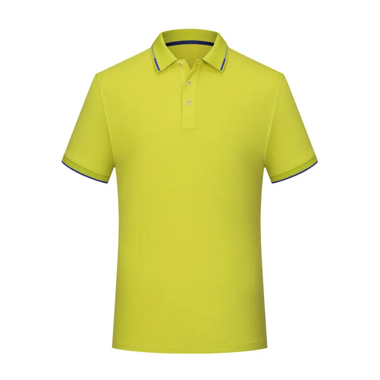 Cotton short-sleeved t-shirt in loose fit summer style, available in multiple colours on white background