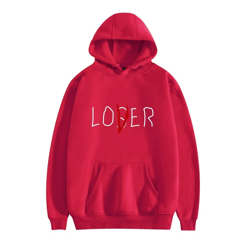 Cotton hooded sweater for men and women, long sleeve round neck loose fit, available in black grey navy blue pink red white, sizes XS to 4XL