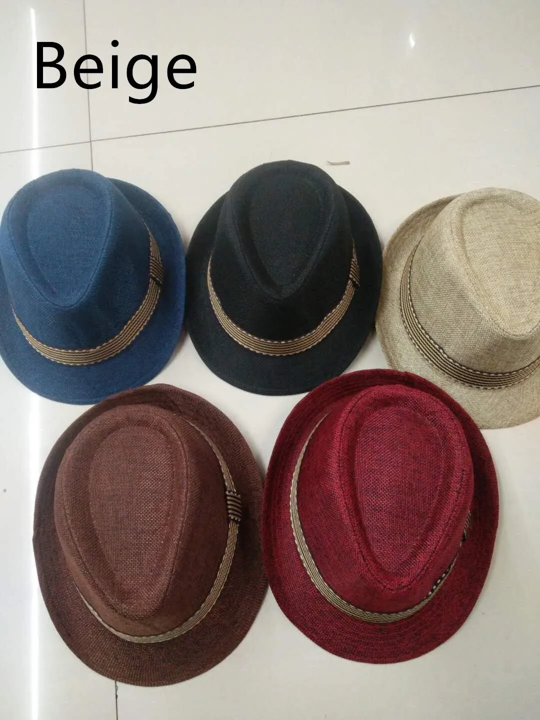 Monochrome warp-knit satin finish sun hat in beige, one size fits all, for spring and summer outdoor use