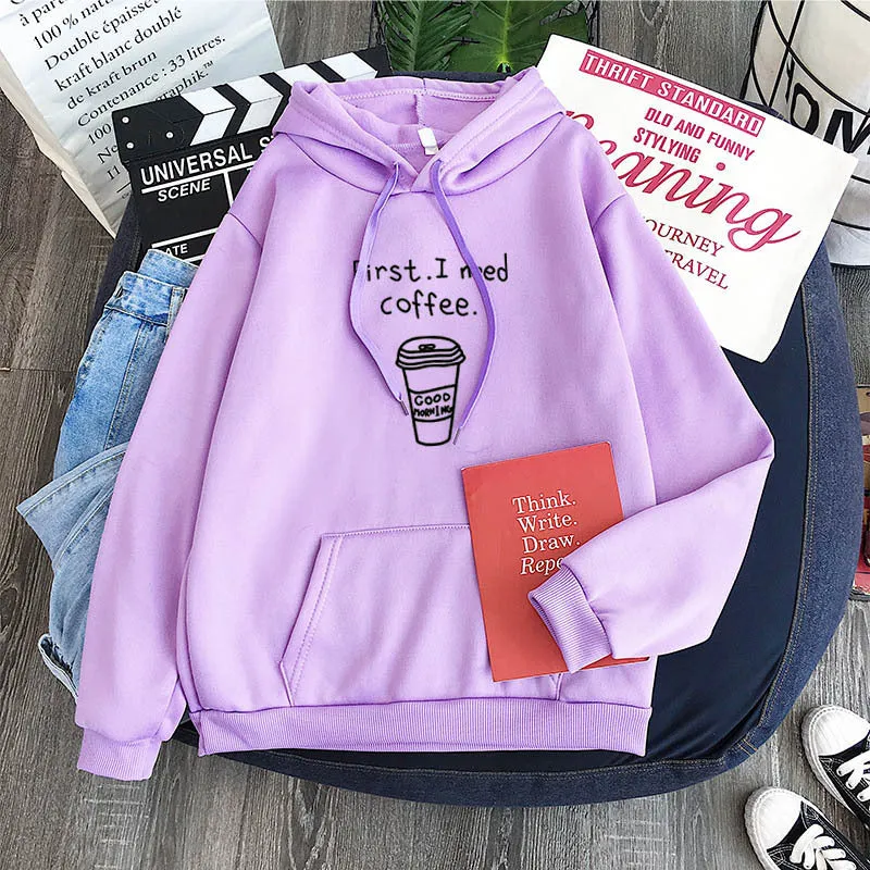 Long sleeve fleece sweatshirt in cotton-polyester blend, available in multiple colours and sizes XS to 4XL