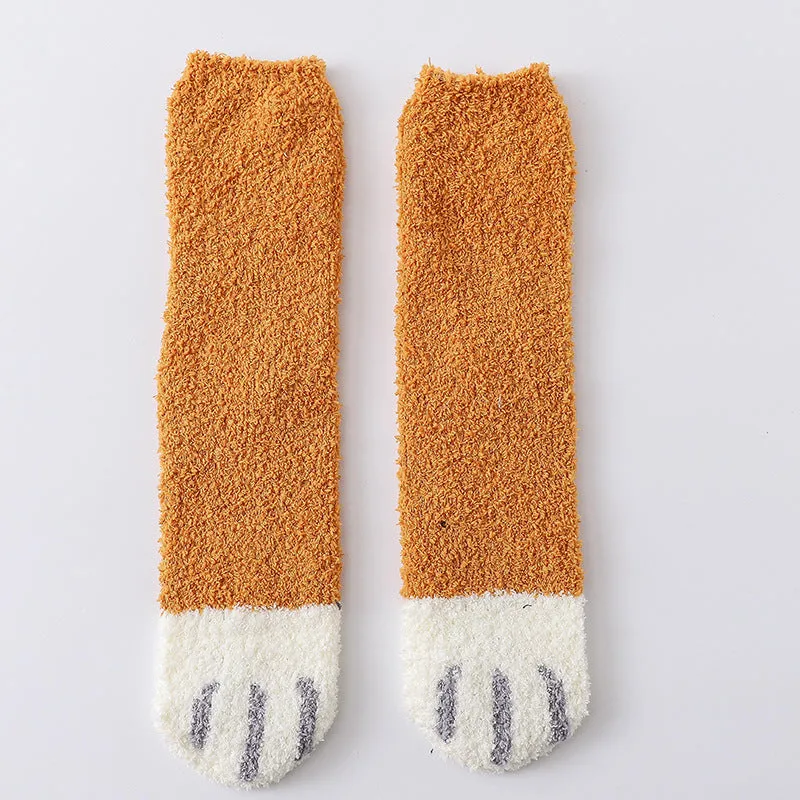 House floor socks in black, khaki, grey stripe and dot patterns for indoor use