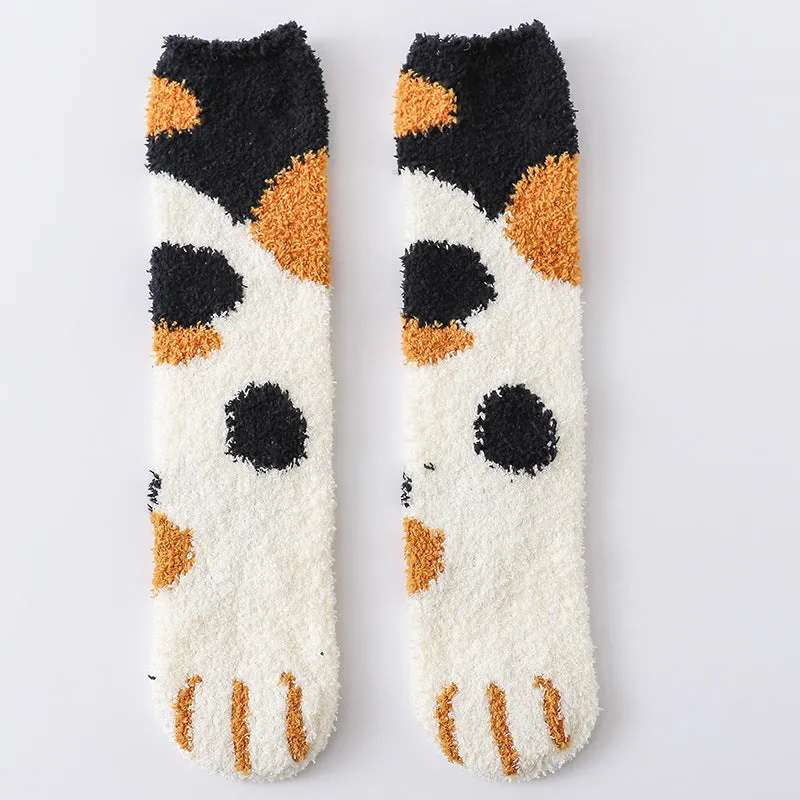 House floor socks in black, khaki, grey stripe and dot patterns for indoor use