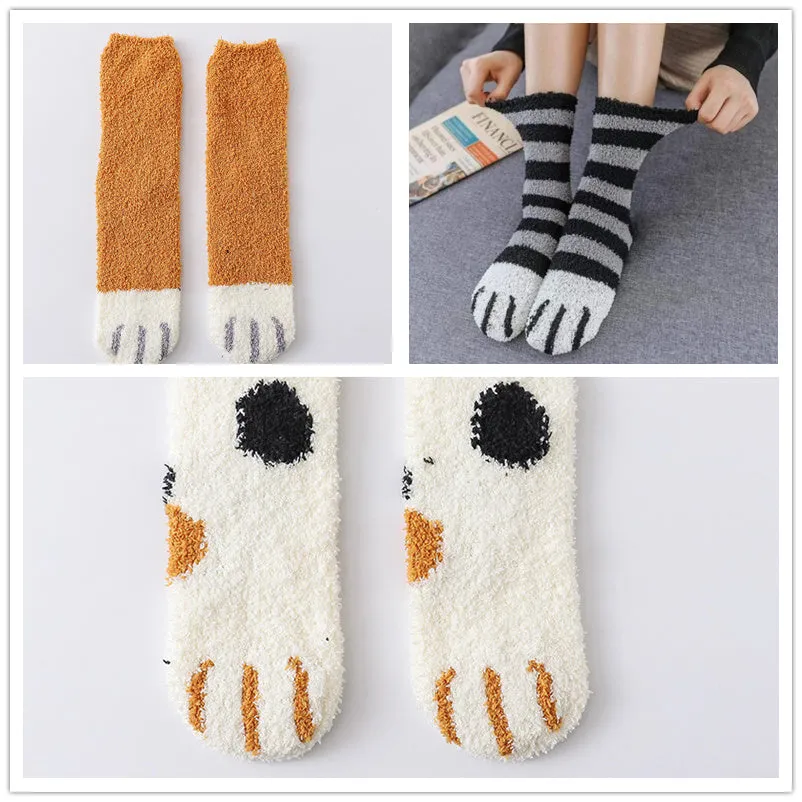 House floor socks in black, khaki, grey stripe and dot patterns for indoor use