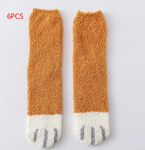 House floor socks in black, khaki, grey stripe and dot patterns for indoor use