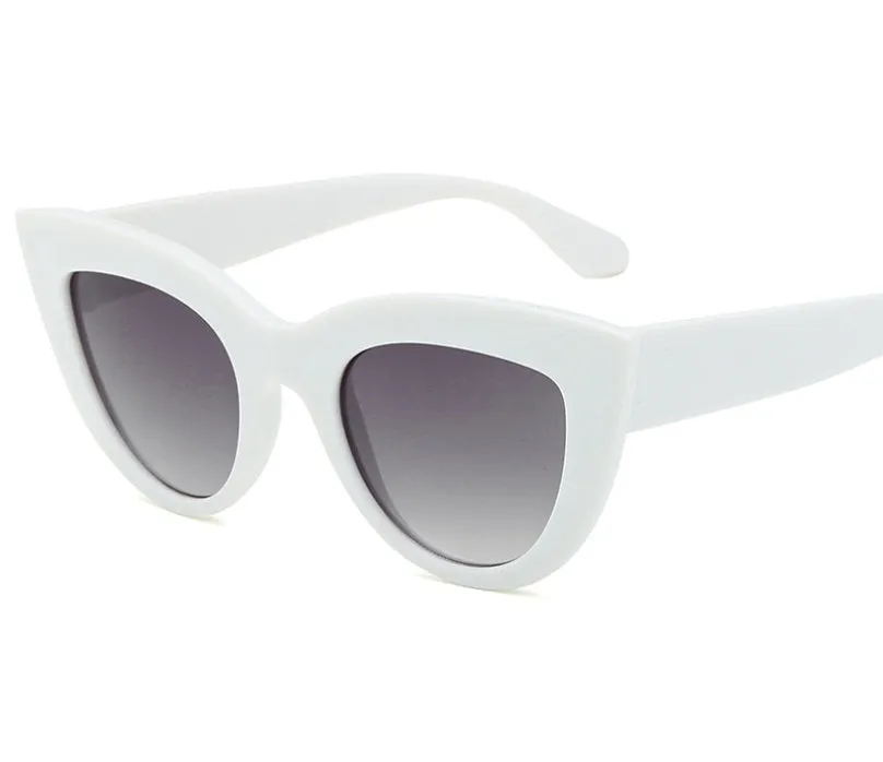 Black frame double grey fashion sunglasses with AC lenses and UV400 protection