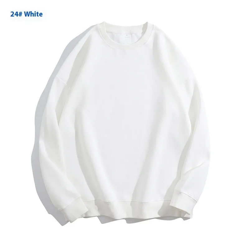 Cotton off shoulder pullover sweater in a solid colour with round neck and long sleeves.
