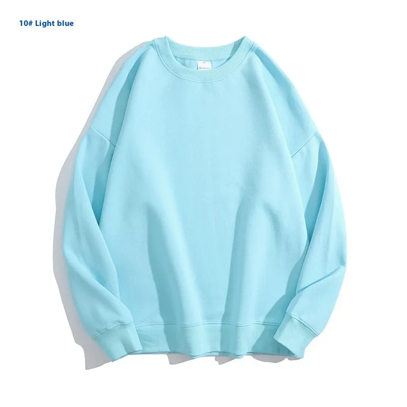 Cotton off shoulder pullover sweater in a solid colour with round neck and long sleeves.