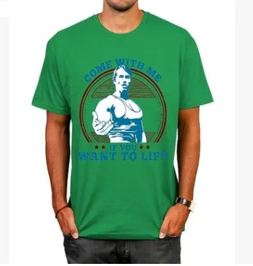 Men's cotton casual fitness T-shirt in lake blue, O-neck, short sleeves, regular fit, front view