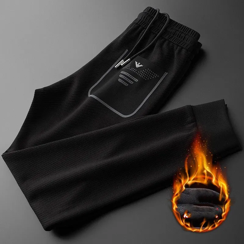 Men's twill stretch trousers in white, cotton blend fabric, casual fit, available in sizes M to 4XL