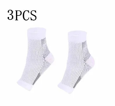 Compression foot sleeve for men women anti fatigue ankle support breathable nylon moisture wicking