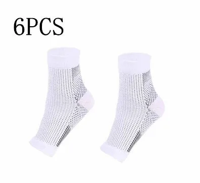 Compression foot sleeve for men women anti fatigue ankle support breathable nylon moisture wicking