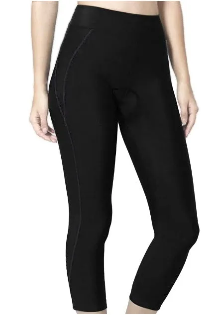 Women's brushed nylon sports tights in black – high-waist yoga and fitness pants