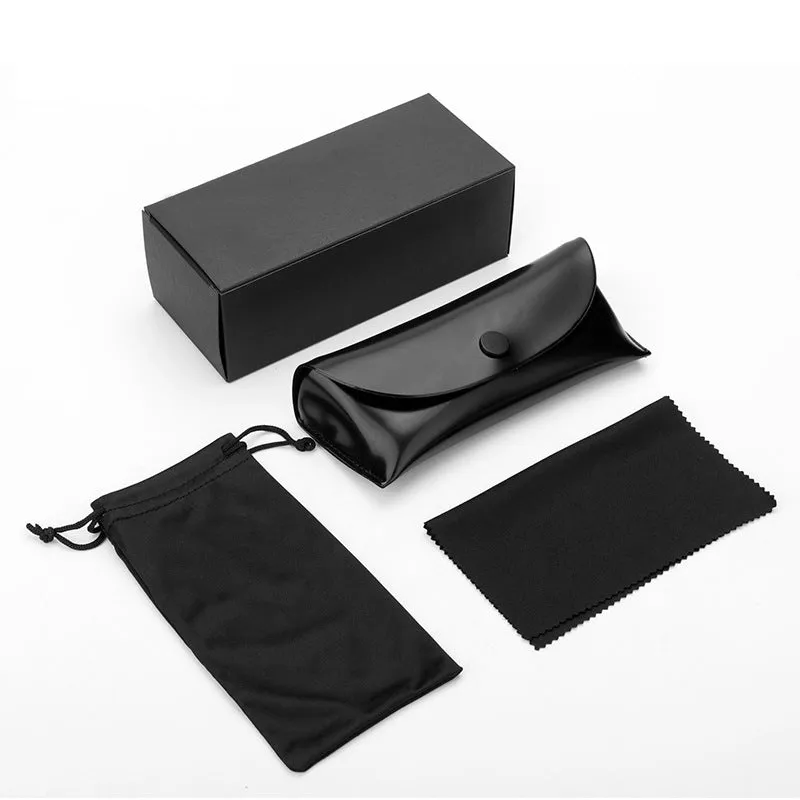 Grandmaster square sunglasses for men with black frame and UV400 acrylic lenses