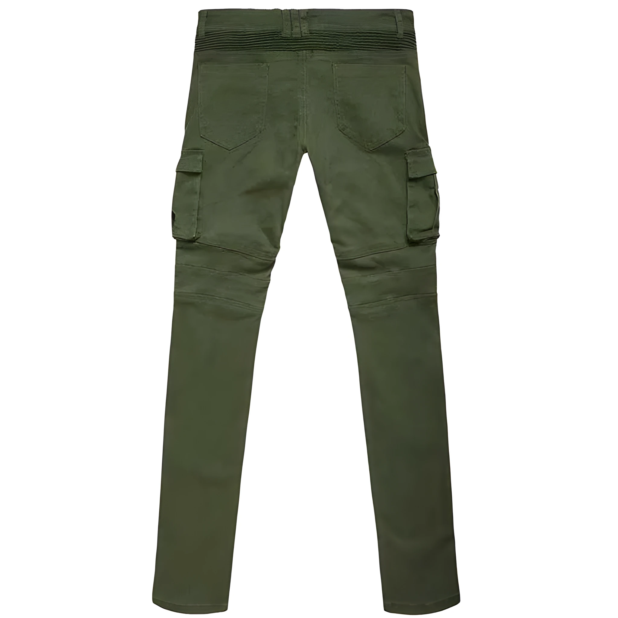 Men's military tactical pants in Army Green with multiple cargo pockets and ripstop weave fabric
