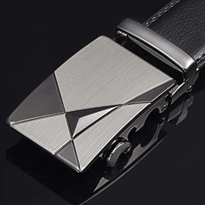 Top quality genuine full grain leather belt for men with metal buckle, available in multiple styles and sizes 110-125cm
