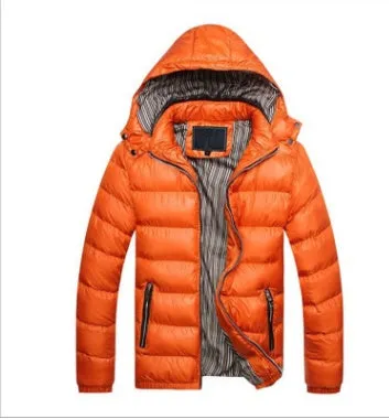 Winter puffer jacket in Black, quilted padding, available in sizes M to 7XL