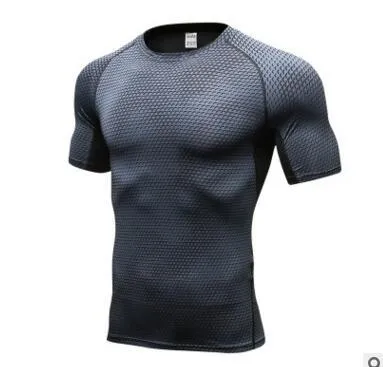 Men's black compression gym shorts with elastic waist, made from 85% polyester 15% spandex for fitness and running
