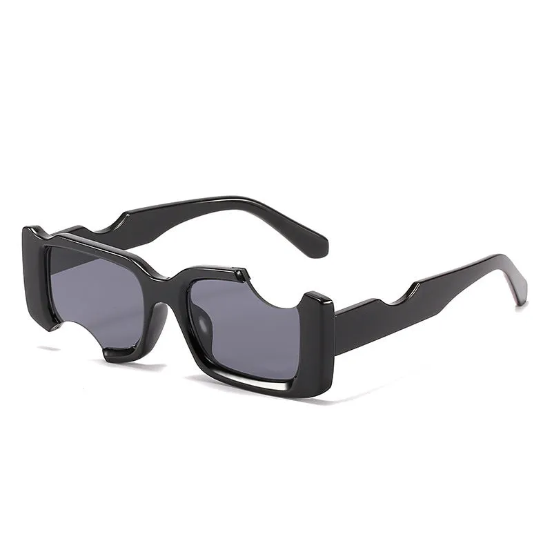 Retro sunglasses for men and women with UV400 PC frame in multiple colours including black and blue