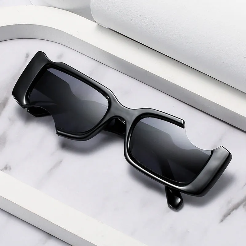 Retro sunglasses for men and women with UV400 PC frame in multiple colours including black and blue