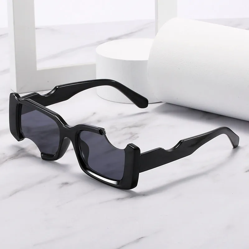 Retro sunglasses for men and women with UV400 PC frame in multiple colours including black and blue