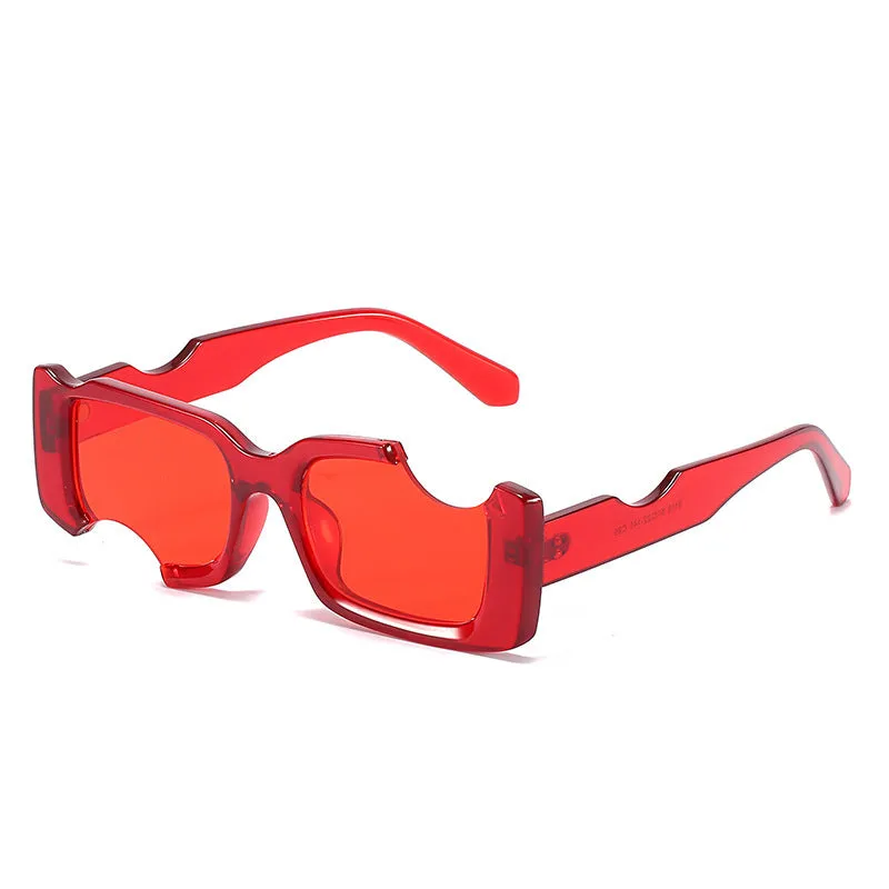 Retro sunglasses for men and women with UV400 PC frame in multiple colours including black and blue