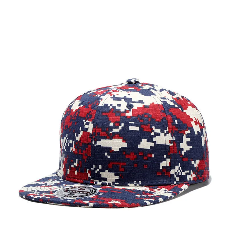 Cotton dome baseball cap with wide brim and flat eaves, adjustable closure, size S 54-56 cm, style options A B C