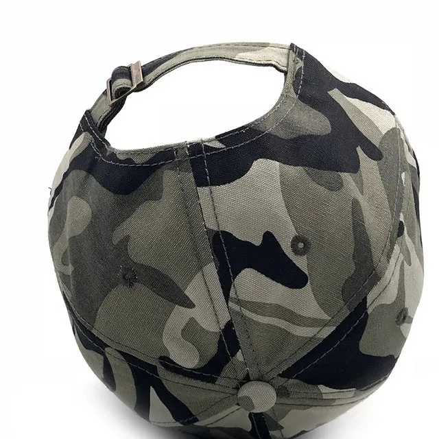 Army tactical baseball cap in green with adjustable strap lightweight polyester cotton blend