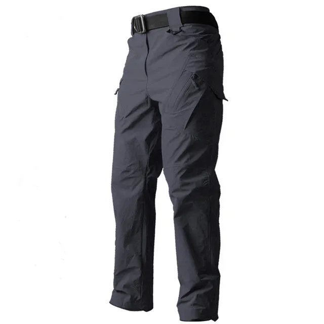 Male army fan special forces quick-drying pants in khaki colour, 97% cotton 3% spandex, with ergonomic knees and YKK zipper