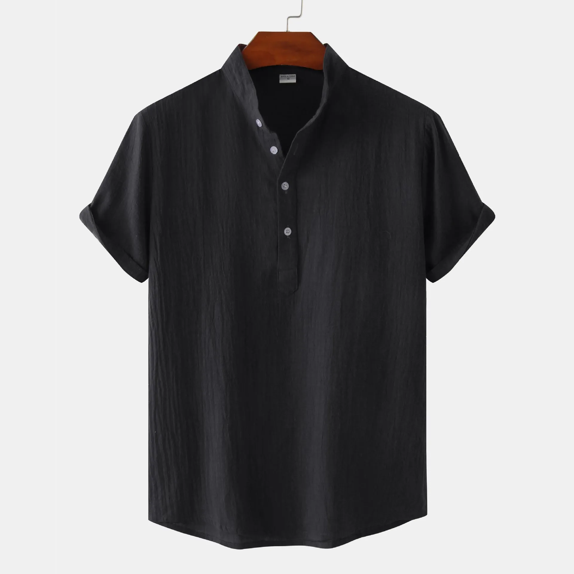 Men's casual short sleeve pullover shirt with floral print, available in multiple colours, sizes S to 2XL