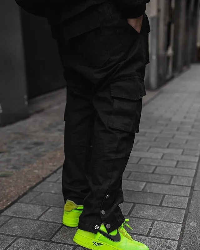 Men's loose fit sports and leisure overalls with buttoned front in army green colour