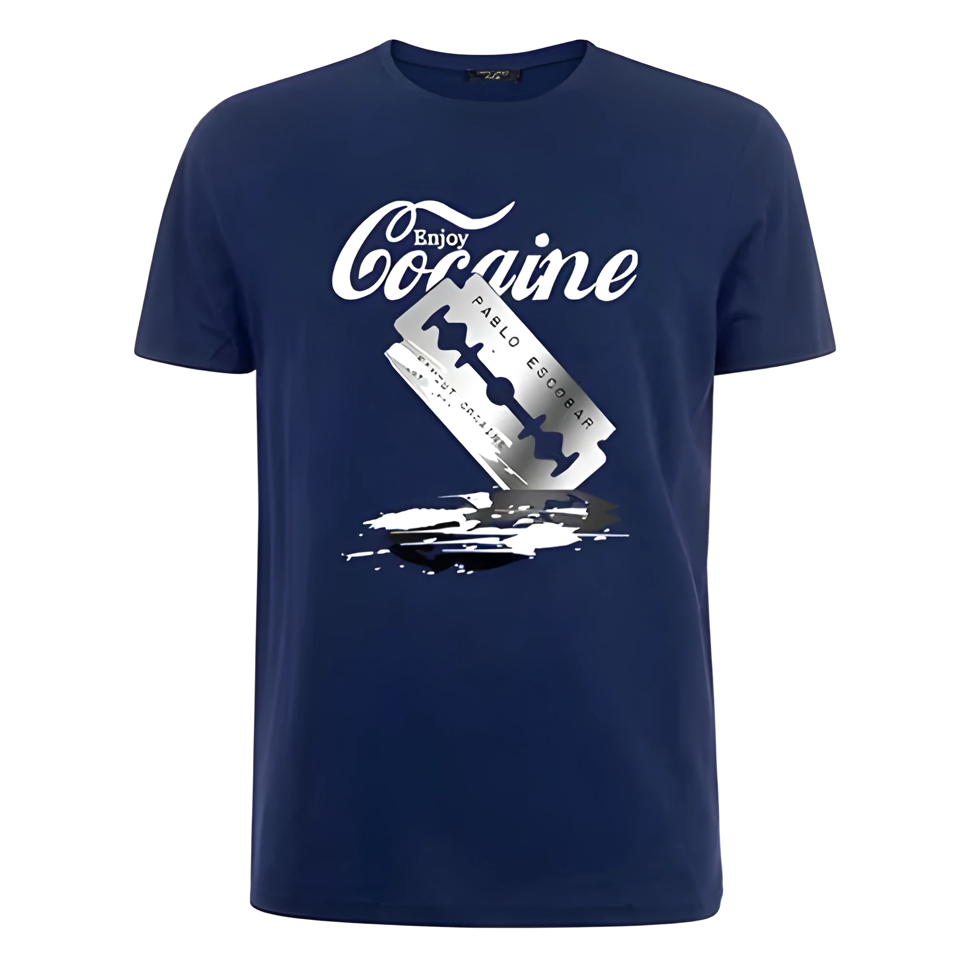 Men's super slim fit short sleeve T shirt with high collar in multiple colour options for casual wear