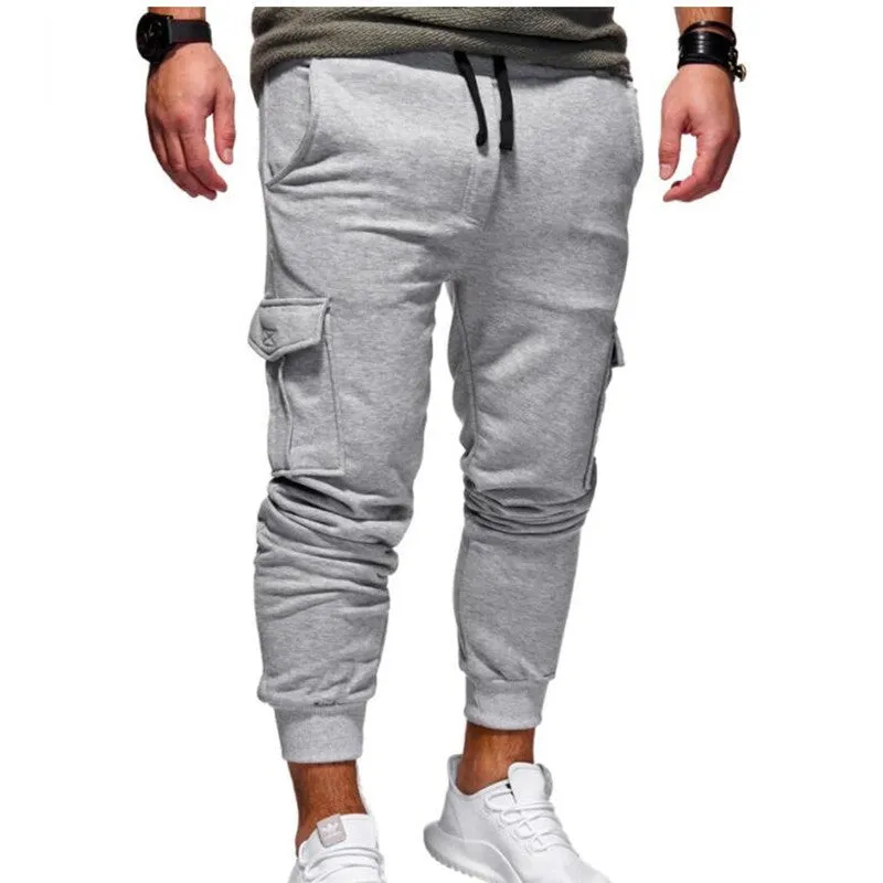 Men sport jogger pants in Army Green, 95.5% polyester with Lycra, stretch fabric, Asian size M to 4XL