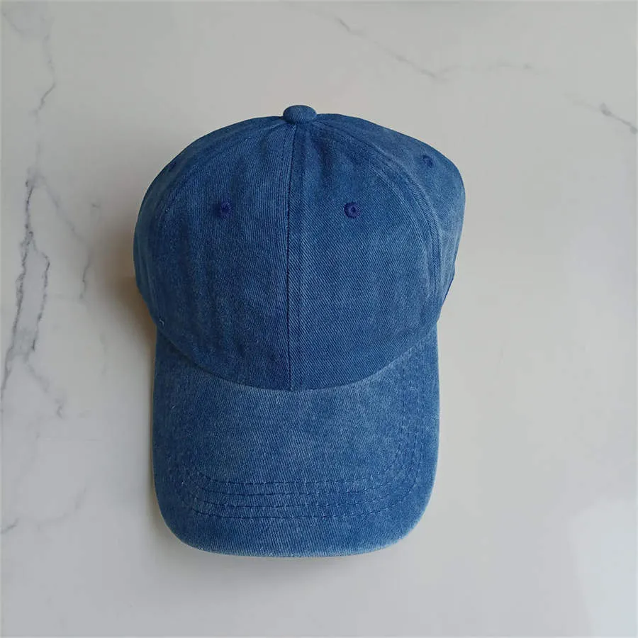 Retro washed cotton baseball cap in Army Green with dome crown and adjustable strap