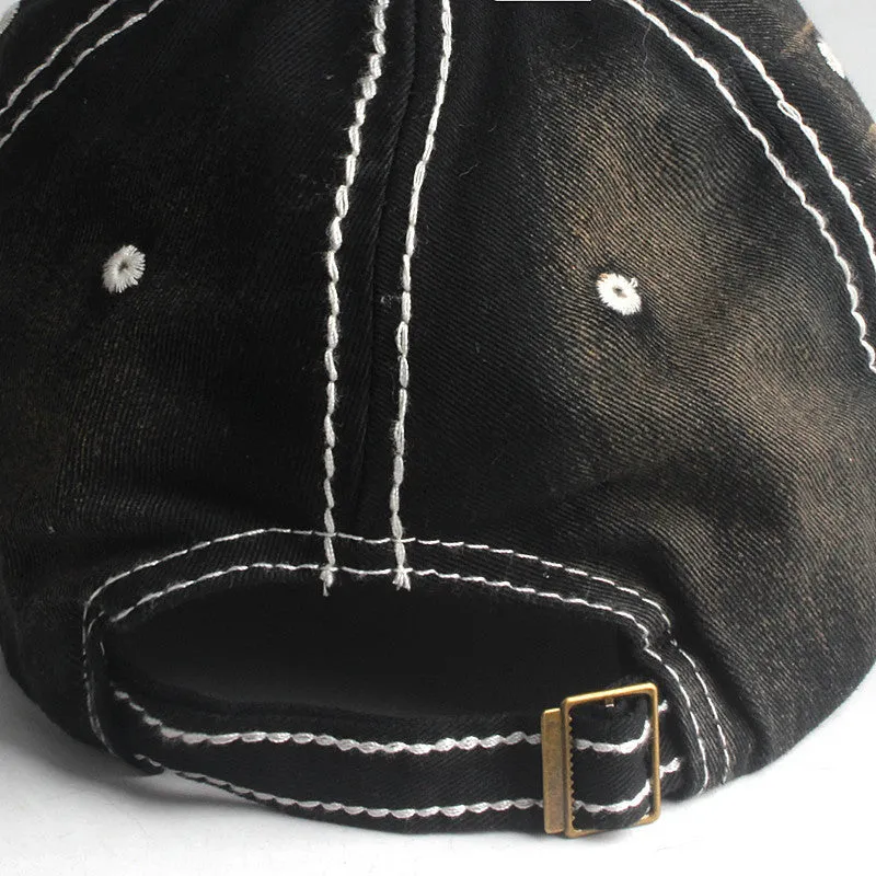 Casual baseball cap for men women with adjustable snapback, dome top, flat eaves, five colours, 56-60cm fit