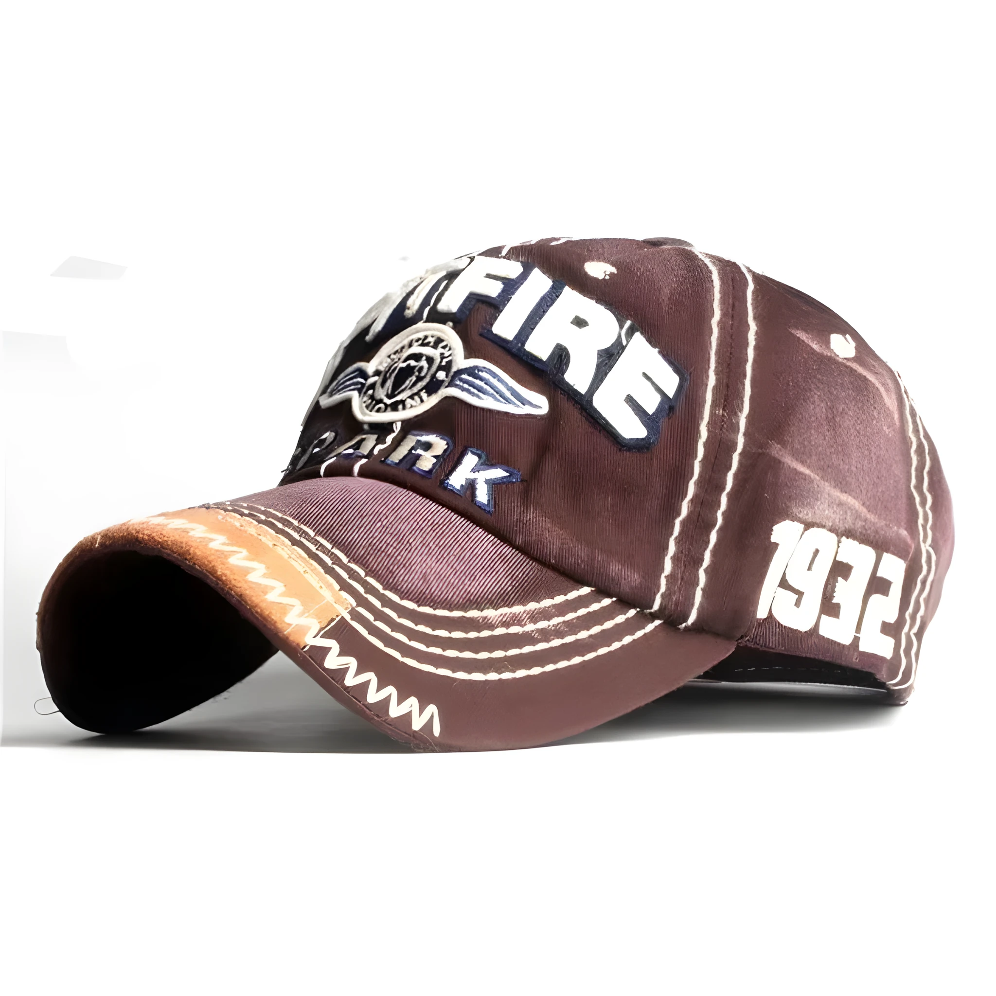Casual baseball cap for men women with adjustable snapback, dome top, flat eaves, five colours, 56-60cm fit