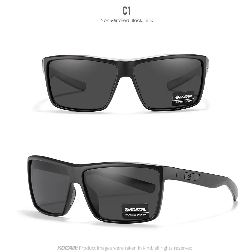 Sports fishing glasses with silicone nose pad in C1 colour, ring and quadrilateral design