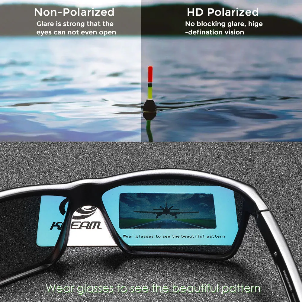 Sports fishing glasses with silicone nose pad in C1 colour, ring and quadrilateral design