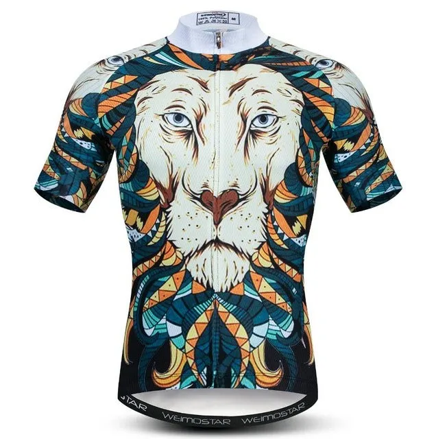 Printed casual T-shirt with round neck and short sleeves, straight tube design, multiple colour options, sizes S to 4XL