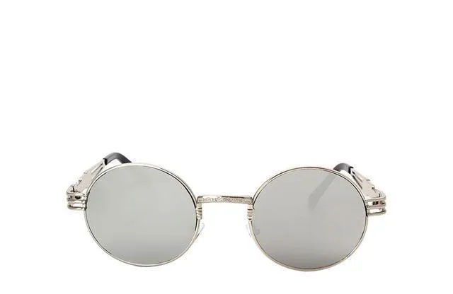 Classic square frame sunglasses for women and men in black with UV protection and plastic frame