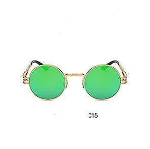 Classic square frame sunglasses for women and men in black with UV protection and plastic frame