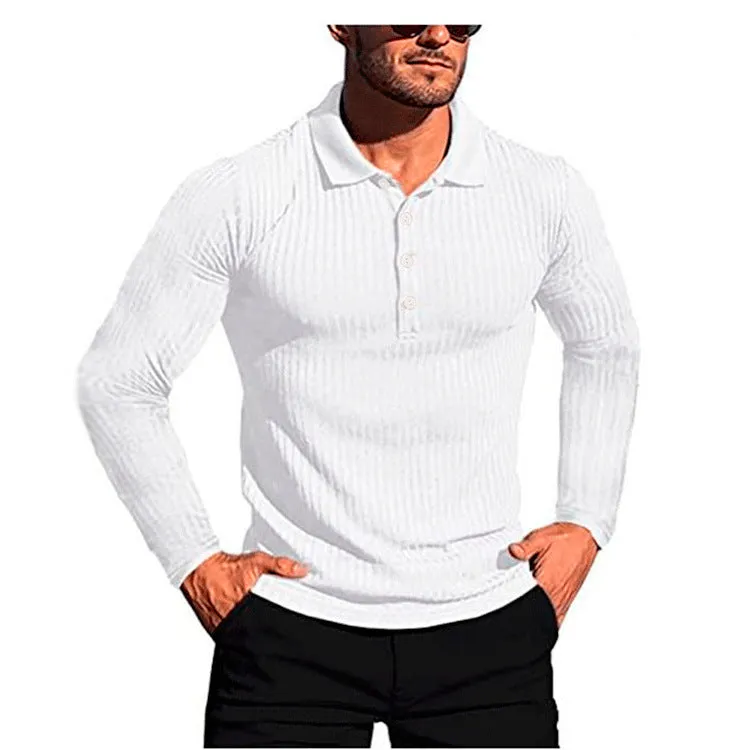 Men's striped slim fit short sleeve T-shirt in Army Green colour on a hanger.