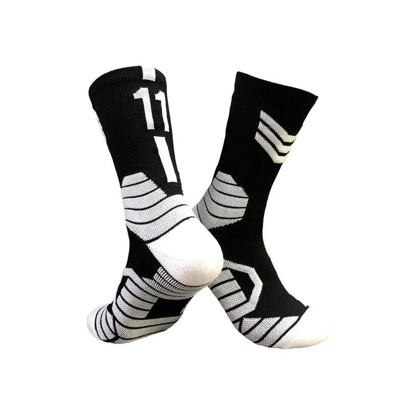 Superstar basketball sports socks in cushion design, polyester blend, adult size EU 37-44